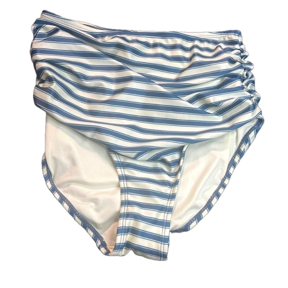 Nani Ruched High Rise Bottom Swim Suit Bottom, Size XS